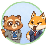 ぽん太　こん吉