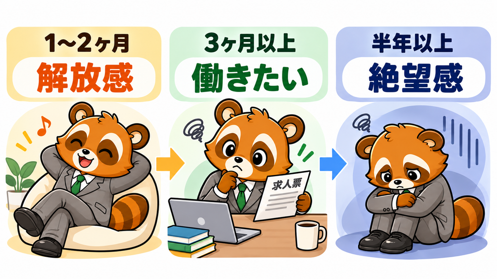退職後の気持ちの変化